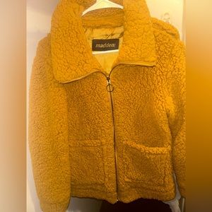 Steve madden oversized zip up teddy jacket!